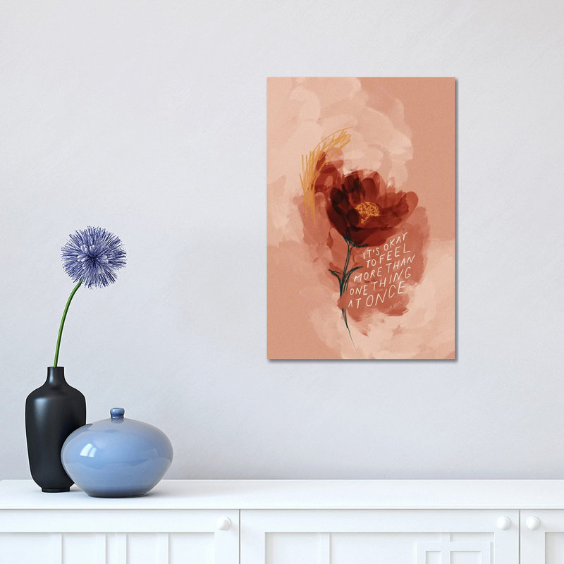 Okay To Feel More Than One Thing by Morgan Harper Nichols - Wrapped Canvas Painting, 30.48 cm H x 45.72 cm W