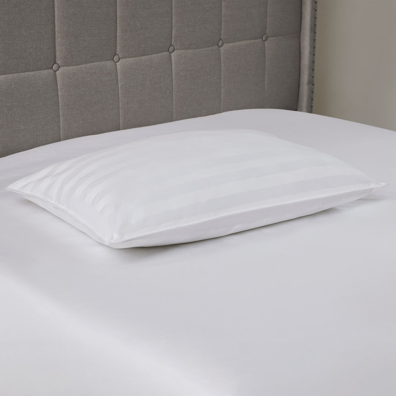 Downlite Plush Down Alternative Bed Pillow - Hypoallergenic, Extra Soft, Designed for Stomach Sleepers, White, 20" x 28"