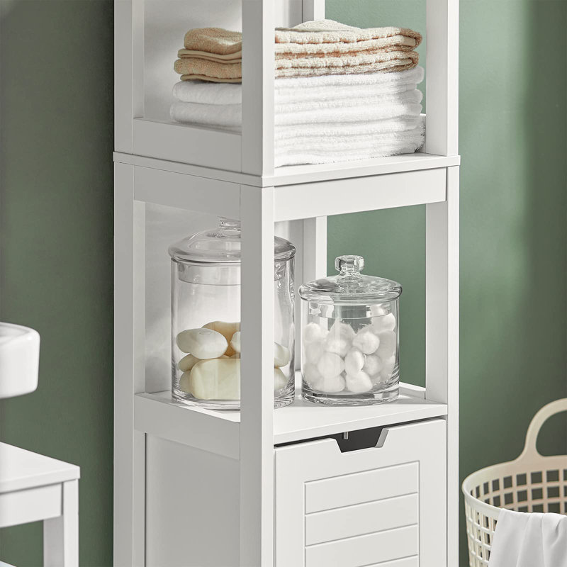 Lyndora 30 x 144cm Free Standing Cabinet, White