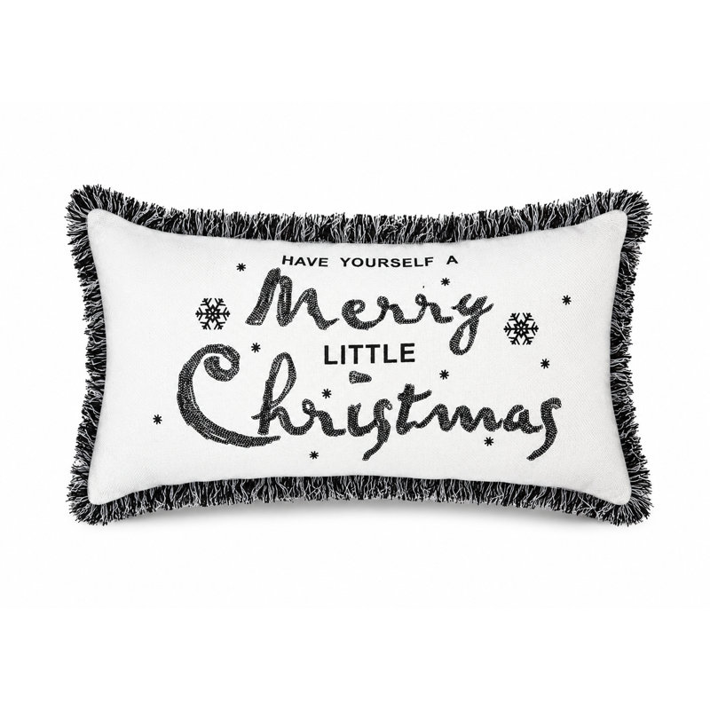 Coussin décoratif 10 pi x 20 po Merry Christmas
