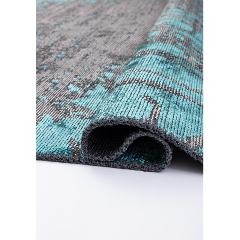 Rapture Abstract Area Rug, Square 9'