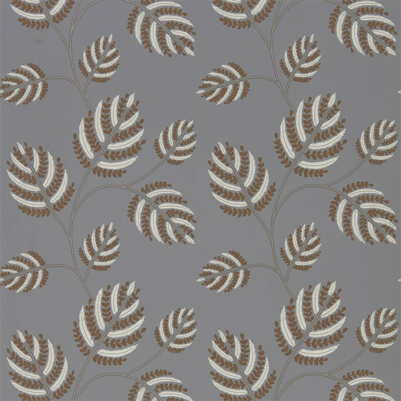 Marbelle 10.05m x 68.6cm Wallpaper Roll, French Grey/Brass