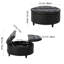 80cm Wide Tufted Round Standard Ottoman with Storage-2027965092