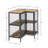 Piscitelli 2-Door Metal Mesh Corner Accent Cabinet -387600277