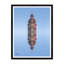 Wrigley Tower Reflection Print by Tim Klein