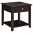 Walnut 1-Shelf End Table