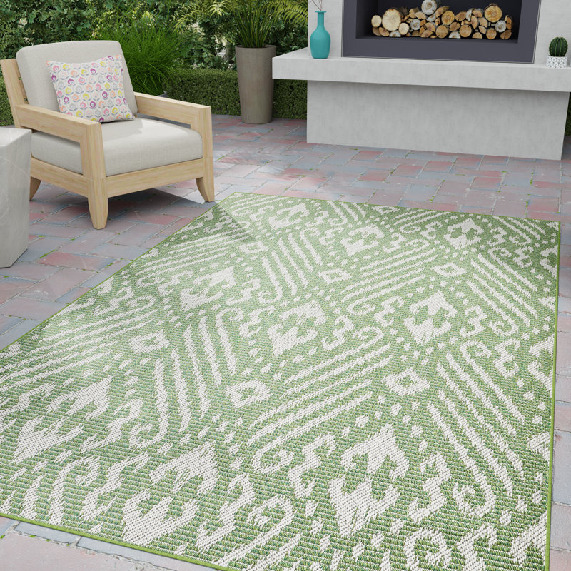 Tapis vert Ponds Calitrah, Rectangle 9 pi 10 po x 12 pi 10 po