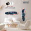 "Royal Bird", ensemble de planches de surf en acrylique par Notoriart