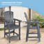 Chaise haute Adirondack avec table Cezalinda-1559659535