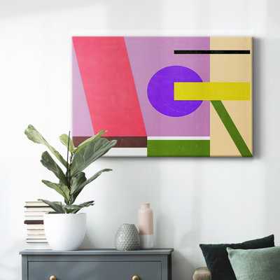 Toile tendue avec composition de couleur IV Gallery
