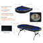 Table de poker pliable bleue VEVOR-98202147