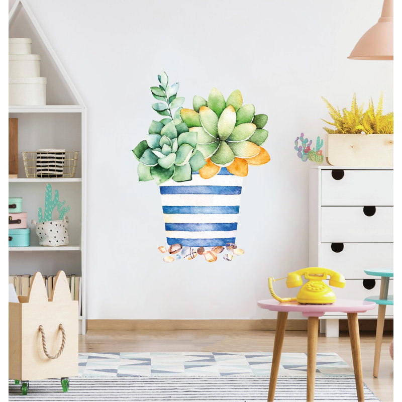 Adhésif décoratif succulent