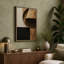 Bronze Sphere and Void Minimalist 1 Piece Wrapped Canvas Wall Art-1065108698-1065108699