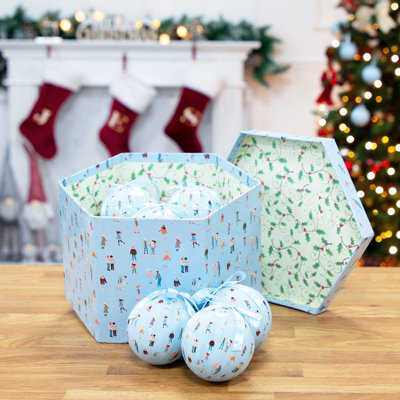 15.5cm Solid Colour Shatterproof Ball Ornament