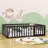 Guerriero Wooden Daybed Frame with Fence-1236834003-1236834005