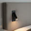 UltraBeam 3 Watt Black Recessed Adjustable LED Reading Wall and Headboard Light