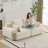 Modern Memory Foam Compressed Sofa,2 Seater Large Sectional Couches For Living Room,Pet-Friendly Cloud Modular Sectional Sofa,Corduroy Fabric,Extra Deep Loveseat,No Assembly Required-1164053427