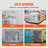 Aarza Waterproof Plastic Sheer Curtain-1351537887