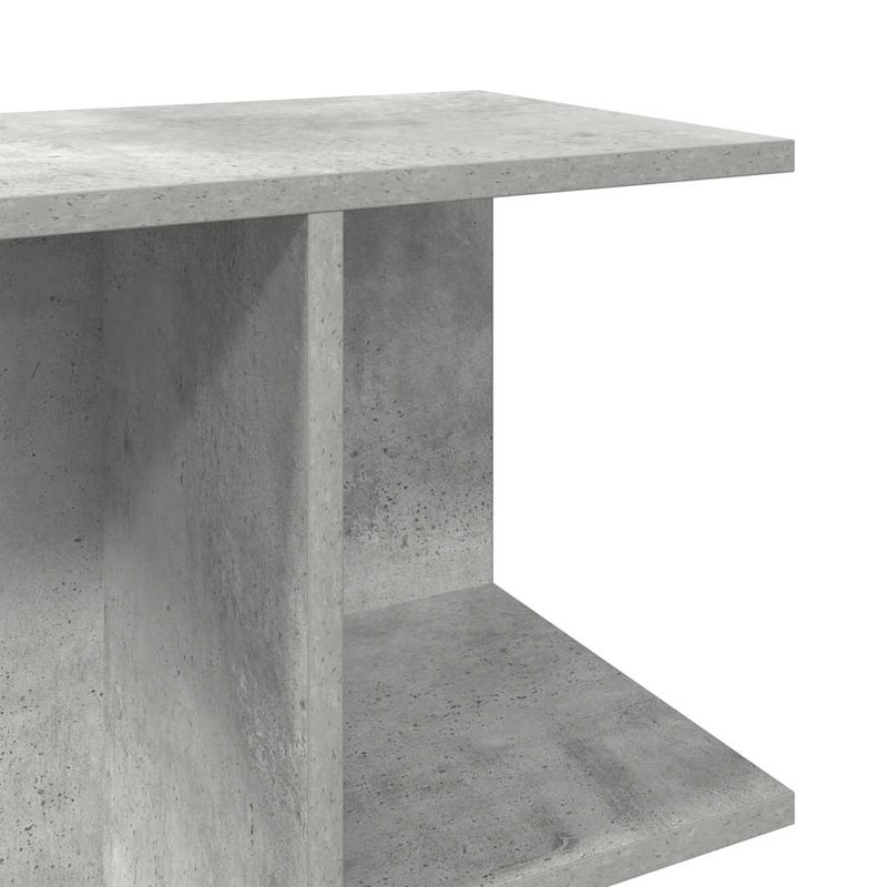 Sayaka 46.5cm W Manufactured Wood Bedside Table, Concrete Grey, Individual