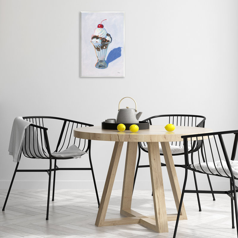 «Ice Cream Sundae», art mural par Wellington Studio, H 19 po x l 13 po