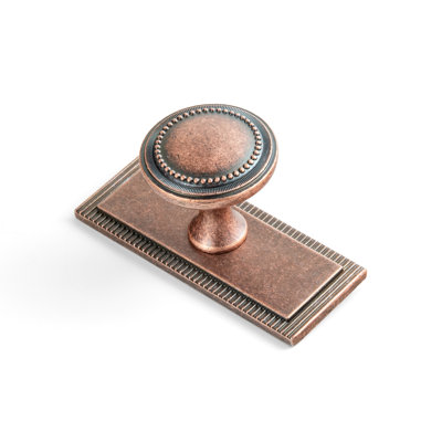 1 1/3" Mushroom Knob With Backplate(G022)
