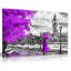 London Oil Painting Artwork Reproduction Big Ben - Wrapped Canvas Print-70936503-70936499