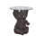 Fateh Glass Top End Table