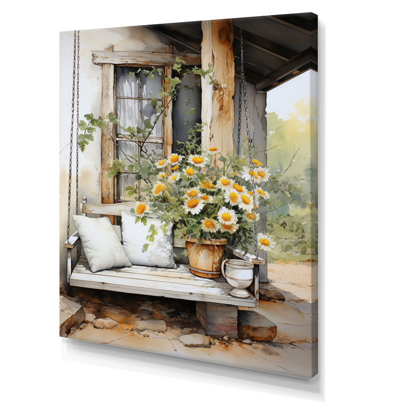 Lijah Farmhouse Gentle Breeze III - ferme, art mural encadré, H 20 po x l 12 po x P 1 po