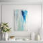 Blue Filming I Print by Janice Sadler-26675142-26675144