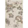 Aloha  Floral Beige Indoor/Outdoor Area Rug