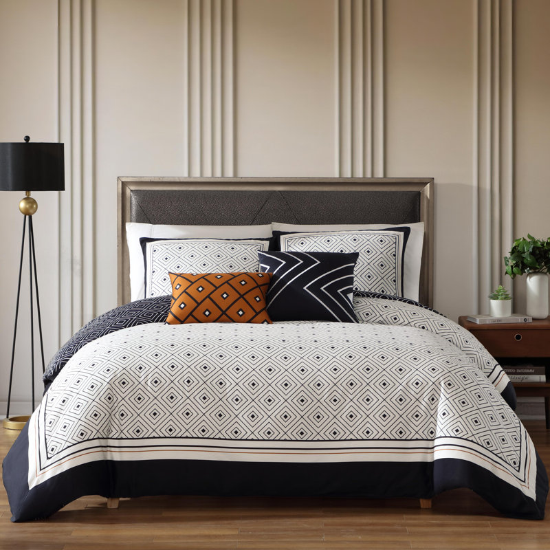 Ensemble d'édredon 100% satin de coton 5 pièces Bebejan , Édredon grand + 4 pièces supplémentaires