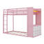 Twin Size Bunk Bed With 4 Storage Drawers, Hanging Rod, Light Bar, Integrated Shelves & Dual Ventilated Panels-7590672