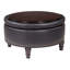 Faux Leather Ottoman-1158085221