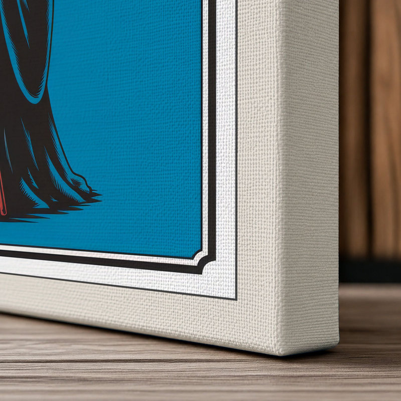 Reaper Kingdom Graphic - Wrapped Canvas, 18x12 - 45.7 x 30.5 cm, Cream Border