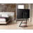 Corner TV Stand with 2 Wooden Shelves Rolling TV Cart For 32 43 50 55 65 Inch TV-70891593