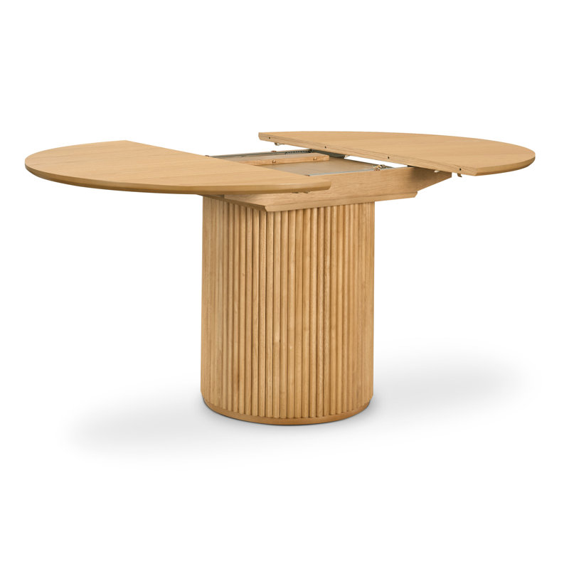 Ronda 43"-59" Wood Extension Dining Table, Oak