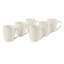 Ensemble de 6 tasses à café en porcelaine Gibson Home Great Essentials 16 onces - pour café au lait, thé chaud, cappuccino, moka, espresso et cacao