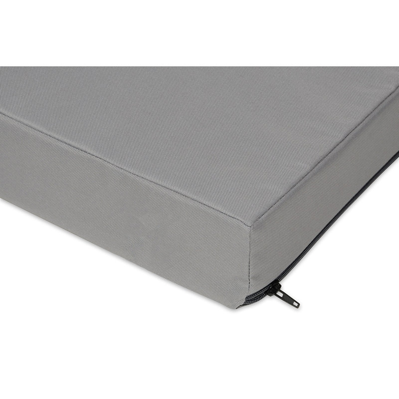 Trevin Orthopedic Codura Pet Bed, Double Extra Large, Grey, 9cm H x 122cm W x 76cm D