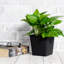 Pot de fleurs carré en plastique avec drainage (pots de 5)-808850931