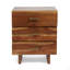 Commode en bois rétro avec table de chevet et 3 tiroirs pour le salon et la chambre à coucher