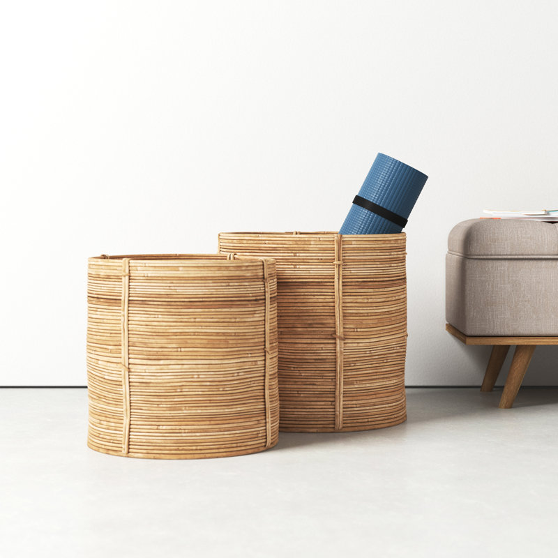 AllModern Yael Seagrass Decorative Basket