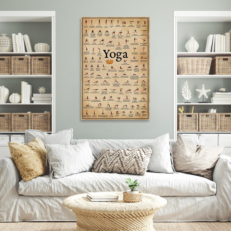 " Yoga Knowledge ", 36" H x 24" W x 1.25"D