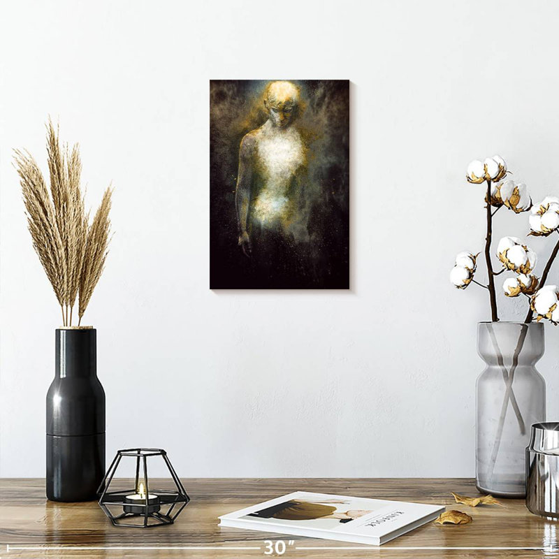 Leisha Human Abstract, 12" H x 8" W