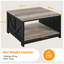Farm House 4 Legs Coffee Table, Centre Table for Living Room with Storage
