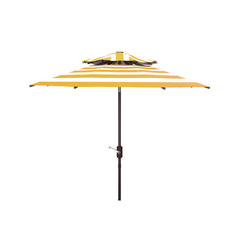 Parasol de plage 8,5 pi Torrens, Jaune / Blanc