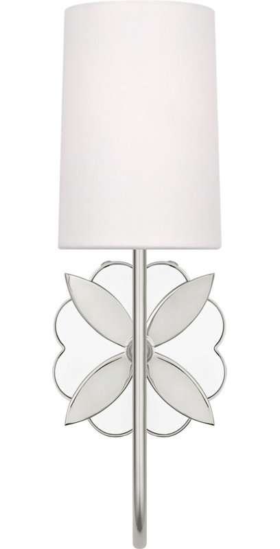 Spencer 14 Sconce, Polished Nickel