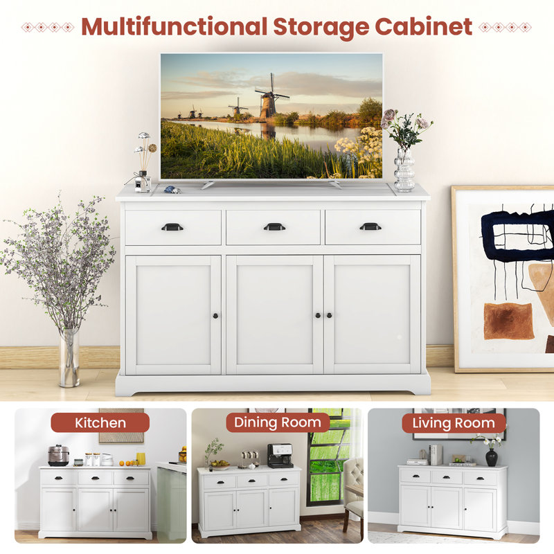 Anamarija 53.5'' Sideboard, White