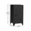 44cm W Steel Bedside Table