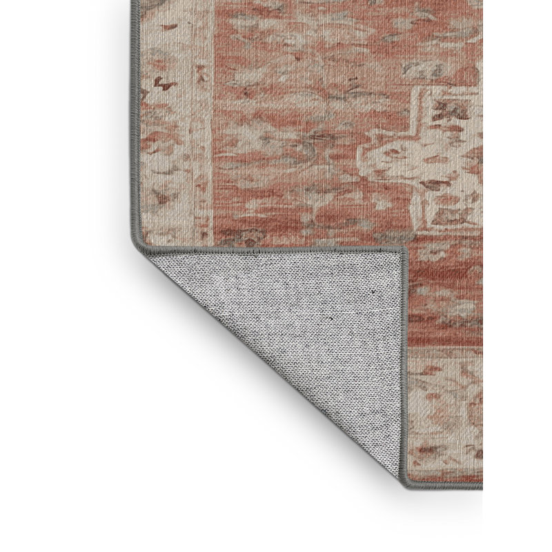 Machine Washable Grey Area Rug GSIX03624, Rectangle 2' x 3'