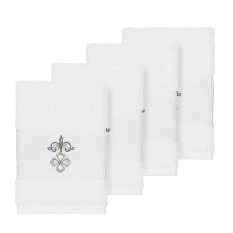 Quinn Turkish Cotton Washcloth, White